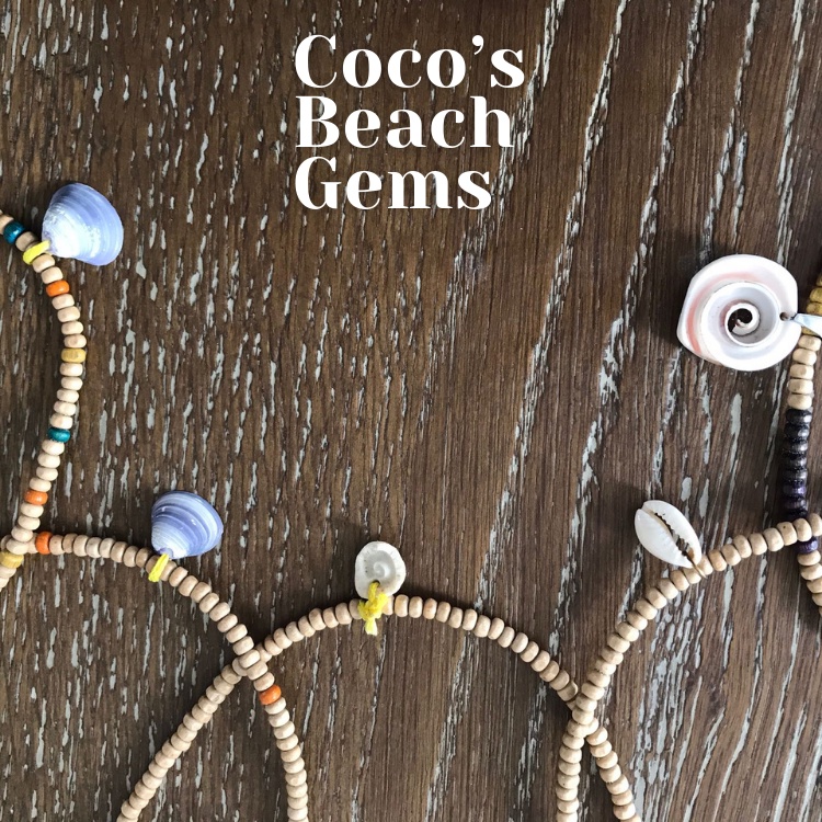 Vòng cổ COCO'S BEACH GEMS - dây đeo phối hạt gỗ và vỏ ốc