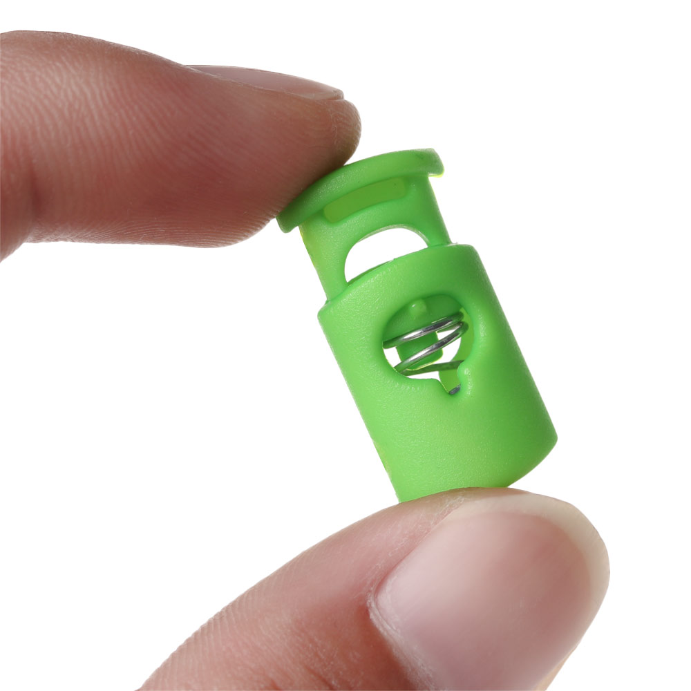 Set 20 Nút Chặn Dây Giày Bằng Nhựa Nhiều Màu 24mm*12mm Tiện Dụng