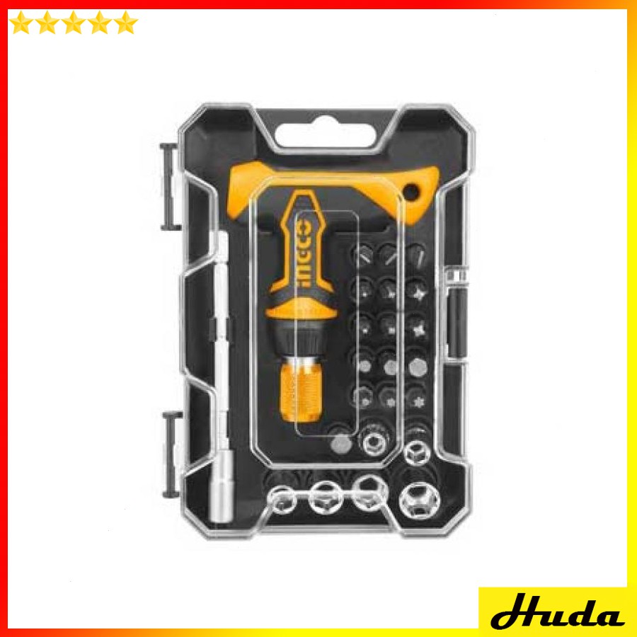 Bộ tua vít đa năng tay cầm chữ T Total Ingco Bộ tuốc nơ vít Cr-V 1234