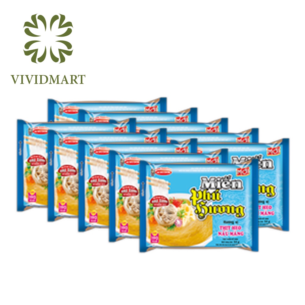 [Toàn quốc] [Combo 10 gói] MIẾN PHÚ HƯƠNG 5 VỊ: LẨU THÁI TÔM, SƯỜN HEO, THỊT BẰM, THỊT GÀ, THỊT HEO NẤU MĂNG – ACECOOK | BigBuy360 - bigbuy360.vn