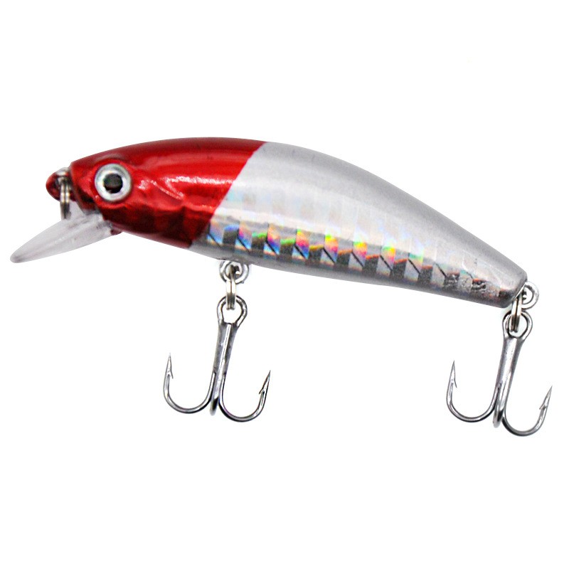 Shengyao 1 Một con mồi giả bằng nhựa với 6 cái móc Chuyên nghiệp, hiệu quả/Fishing Bait/Minnow Lure