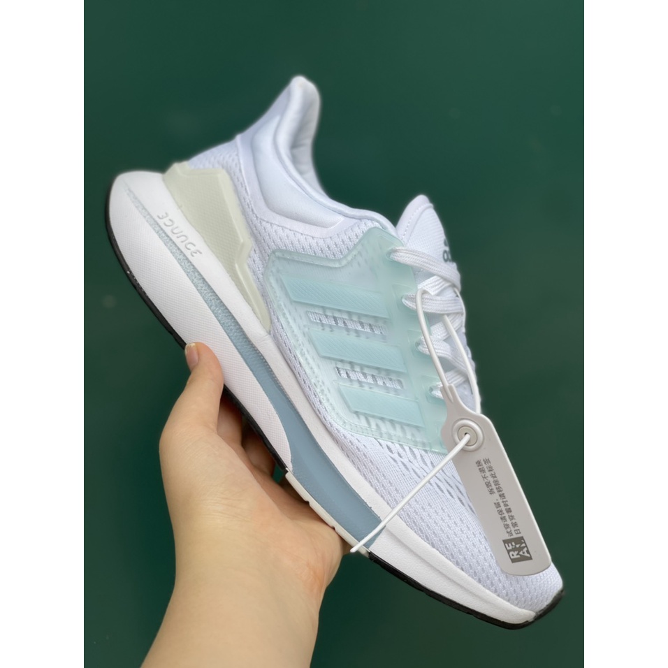 Giày adidas RUNNING Nữ Giày Chạy Bộ EQ21 Màu TRẮNG XANH  Giày Thể Thao Chạy Bộ - Đi Chơi - Đi Làm - Full Box ️⛸️