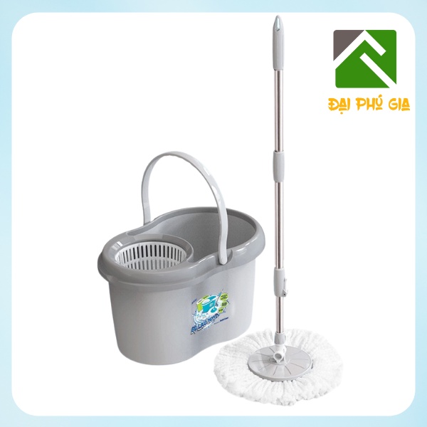 Bộ lau nhà 360 độ Duy Tân dung tích 14L lồng vắt tiện lợi chất liệu nhựa cao cấp và inox không gỉ no.339