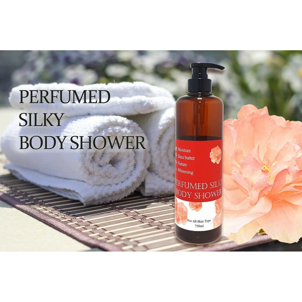 Sữa Tắm Trắng Da  Hương Nước Hoa Ngọt Ngào  ( 300 - 750 ML ) PRIVIA PERFUMED SILKY BODY SHOWER CREAMY ..