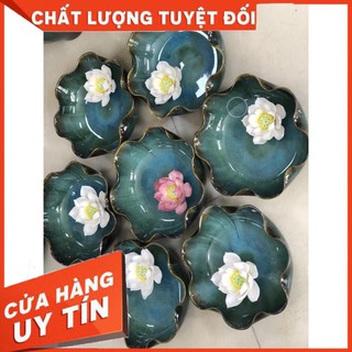 Siêu Sale - Giá hủy diệt -  Bát Sen Thả Hoa Tắm Phật - Bát Minh Đường Tụ Thuỷ