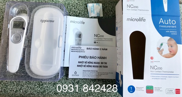 Nhiệt kế điện tử Microlife NC200 (Hàng Công ty BH 2 năm)