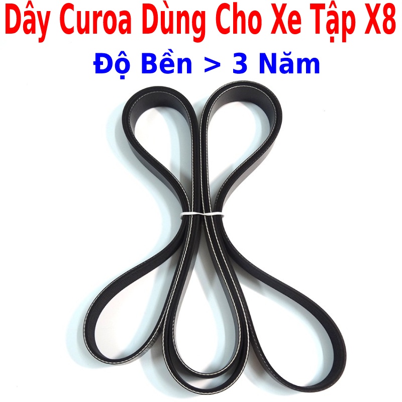 Xe đạp tập thể dục tập gym tập thể thao tại trong nhà Queen Sport X8 - Dây curoa cao su dự phòng dùng cho xe đạp thể dục