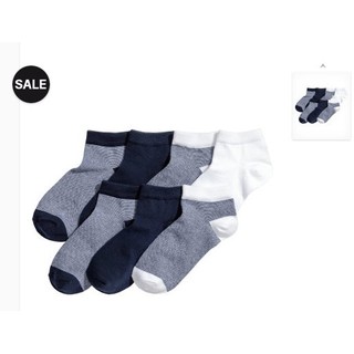 Combo 7 đôi tất HM- cổ ngắn- xách tay Mỹ, Pháp- hàng Auth- có đủ size