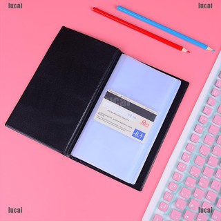 PU Leather 240 Cards Business Name Card Book Credit Card Holder Book Organizer