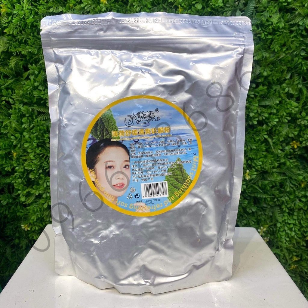 Bột Mặt Nạ BẠC HÀ dẻo, túi Bạc dành cho SPA và TMV