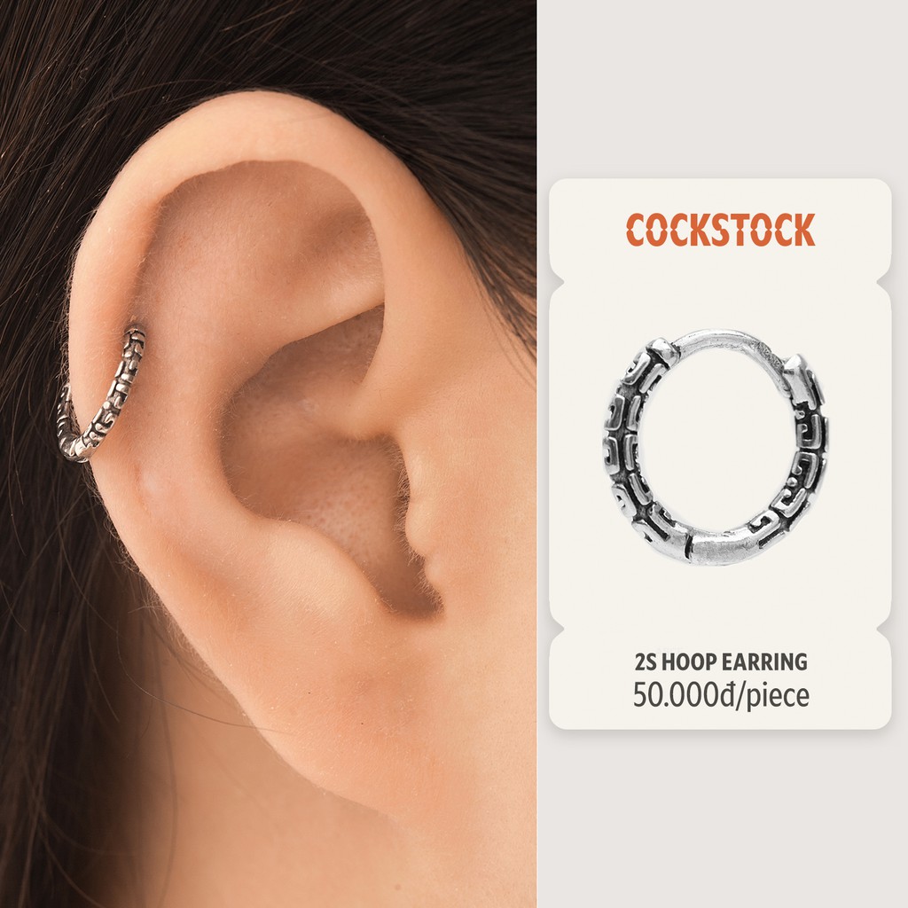 Khuyên tai vòng 2S