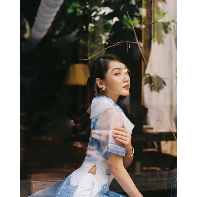 Áo dài WHITE PLAN size M