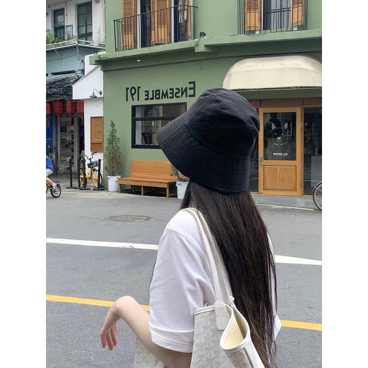 Nón bucket vành cụp Kyubi trơn nhiều màu phong cách Ulzzang Unisex - Mũ Ulzzang Kyubi Simple