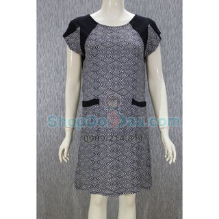 Đầm bầu mặc nhà cổ tròn - tôn bông