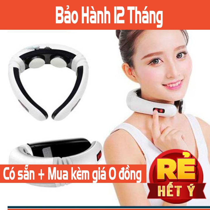 [BH: 12 THÁNG 1 ĐỔI 1] Máy Massage Vai Cổ 3D 5 Chức Năng