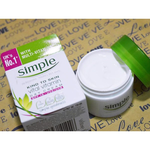 Kem dưỡng đêm Simple Kind To Skin Vital Vitamin Kem Dưỡng Đêm Simple Kind To Skin Vital Vitamin