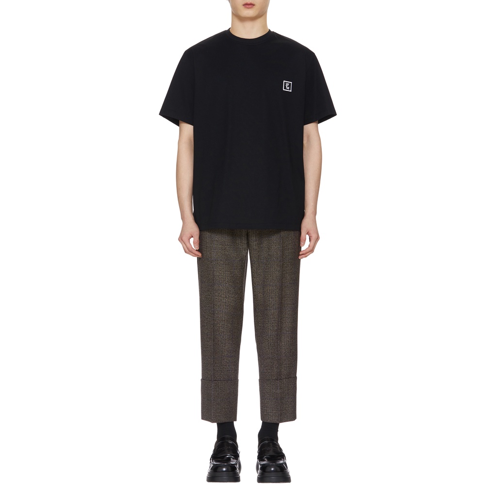 Áo Thun cotton Ngắn Tay In logo WOOYOUNGMI Thời Trang Unisex