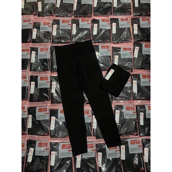 KÈM ẢNH THẬT-Quần legging đen U.ni túi zip hồng