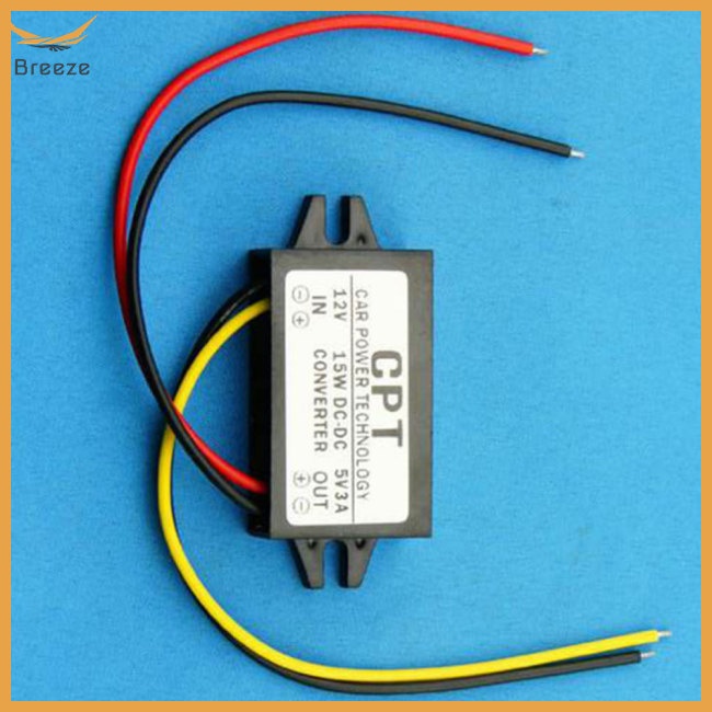 breeze 12v To 5v Dc-dc Step Down Buck Converter Power Supply Module For Car Usb Adapter Mini Usb Micro Adapter
