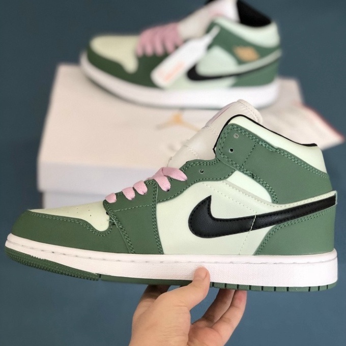 GIÀY THỂ THAO JD CỔ CAO NAM NỮ MÀU XANH VẠCH ĐEN DÂY HỒNG PHỐI MÀU CỰC SẮC NÉT | BigBuy360 - bigbuy360.vn