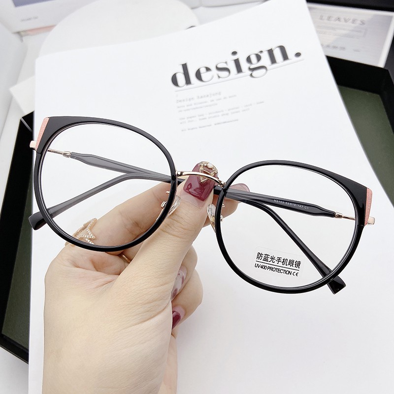 Mắt Kính Gọng Tròn Chống Tia Sáng Xanh Thời Trang Cổ Điển Jz2103