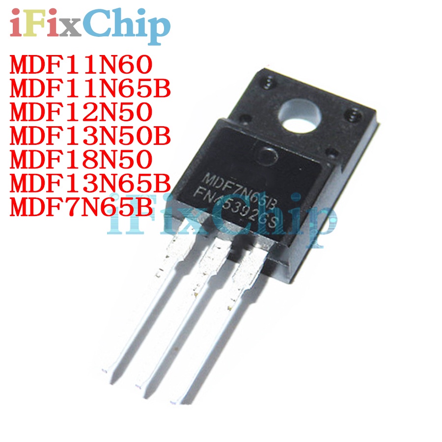 Bộ 10 Linh Kiện Điện Tử MDF11N60 TO-220F 11N60 MDF11N60TH MDF11N65B MDF11N65 MDF12N50 12N50 MDF13N50B MDF13N50 Mdf18N65 MDF13N50 MDF13N50B MDF13N50 Mdf18N65B MDF13N65B