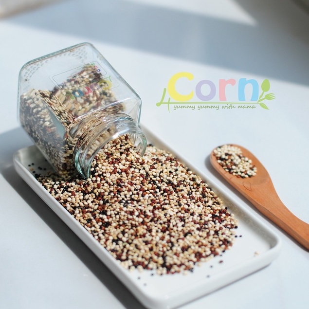 Diêm mạch (quinoa) hữu cơ 3 màu/trắng AmaVie - Cho bé 7m+