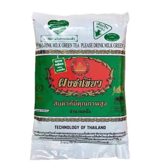 Trà Thái Xanh Tea Mix Chatramue nguyên liệu pha trà sữa keto, eat clearn