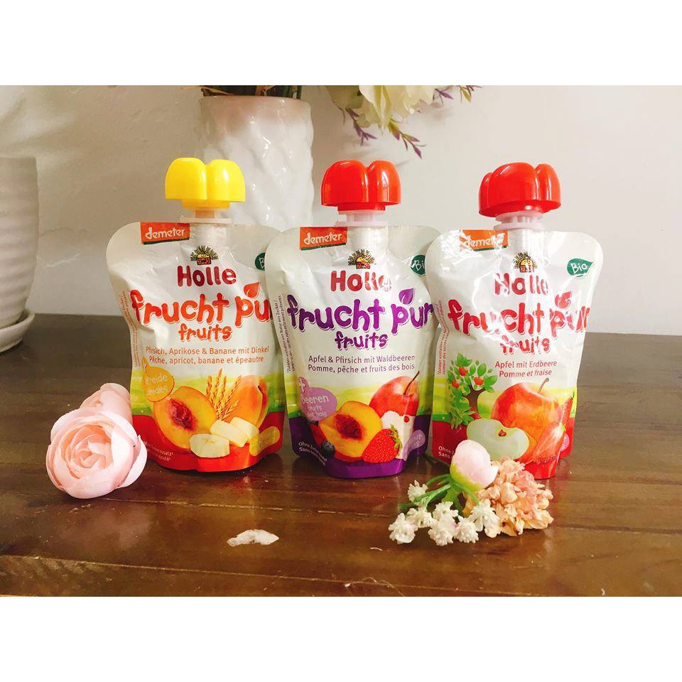 Sinh tố trái cây nghiền hữu cơ Holle