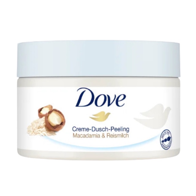 Kem Tẩy Tế Bào Chết ,Tẩy Da Chết Dove Lựu Đỏ Và Macadamia Bản Đức 225ml