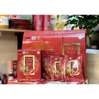 Nước Hồng Sâm Linh Chi Jeong Won Hàn Quốc 30 gói x 80ml