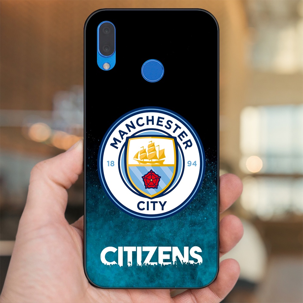 Ốp lưng Huawei Nova 3, Nova 3i, Nova 3e, P20 Lite viền đen in hình Manchester City MC