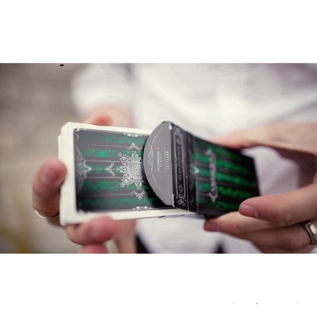 Bộ Bài Xanh Lá Ellusionist Artifice Playing Cards, Thẻ Sưu Tập USPCC, Trò Chơi Thẻ Ma Thuật, Đạo Cụ Ảo Thuật Cho Nhà Ảo