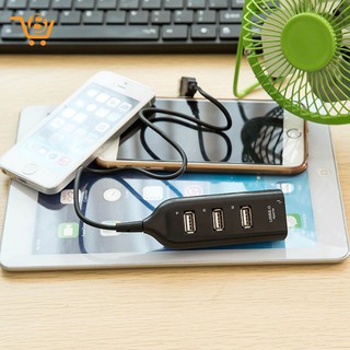 Adapter Hub 4 Cổng Usb 2.0 Tốc Độ Cao Cho Laptop Pc 10