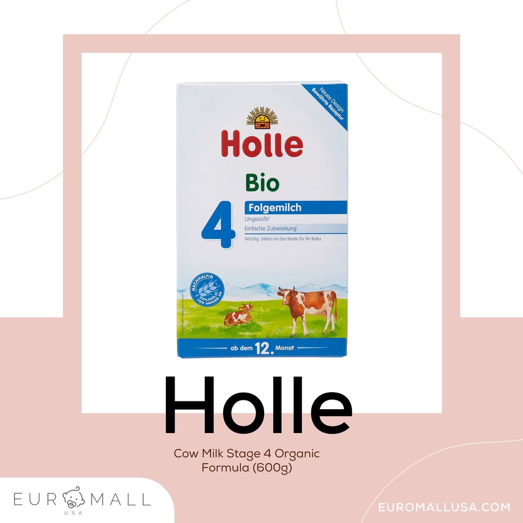 Sữa bò hữu cơ công thức Holle 4: dành cho trẻ từ 1 tuổi