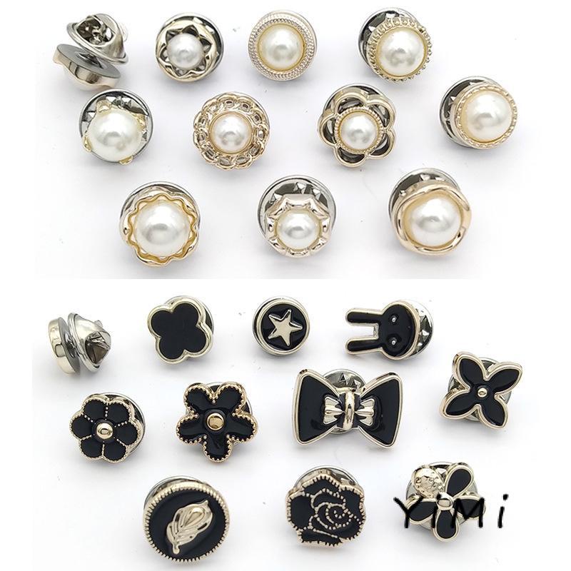 【Yimi.Vn】Kẹp Giữ Áo Sơ Mi Không Cần May Cài Nút Có Thể Tháo Rời Trang Trí Nút Có Thể Tháo Rời