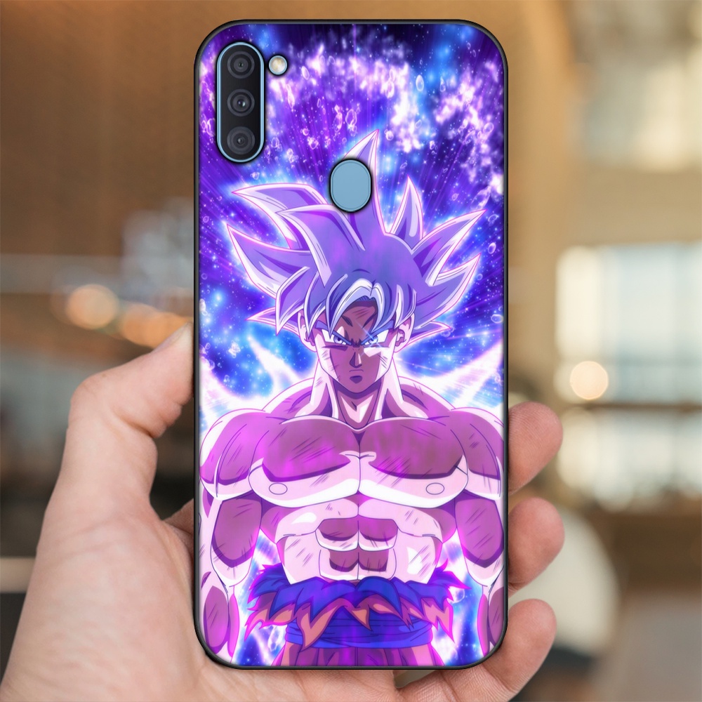 Ốp lưng Samsung A11, M11 viền đen in hình Goku Dragon Ball