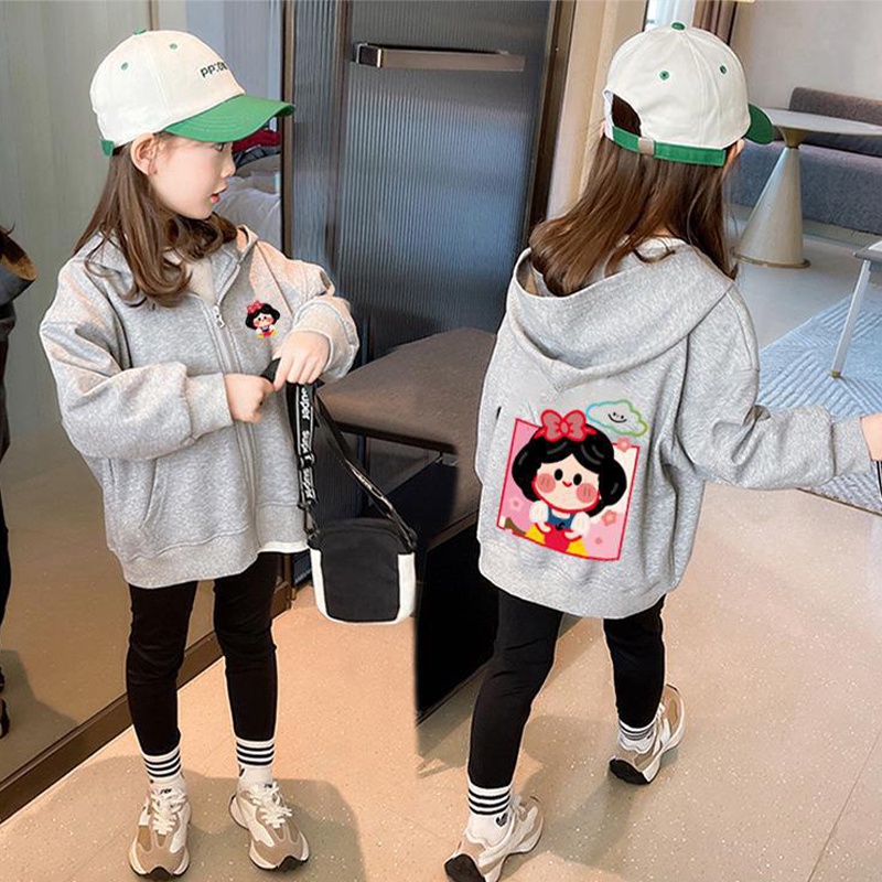 Áo khoác len mỏng IQ ANGEL thời trang thu xuân đáng yêu dành cho bé gái