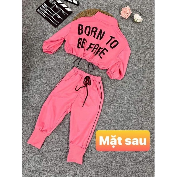 Bộ đồ thể thao thời trang mùa thu dành cho bé