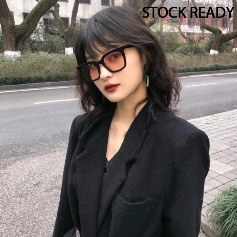 Mắt kính gọng vuông nhỏ chống tia sáng xanh phong cách Hàn Quốc cổ điển dành cho nam nữ