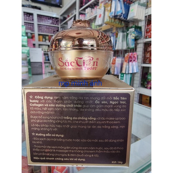 kem sắc tiên today nám trắng da tàn nhang đồi mồi 18gr { chuẩn cty }