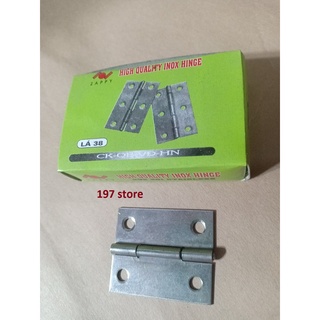 1 Hộp Bản Lề Lá inox 38 gồm 20 chiếc