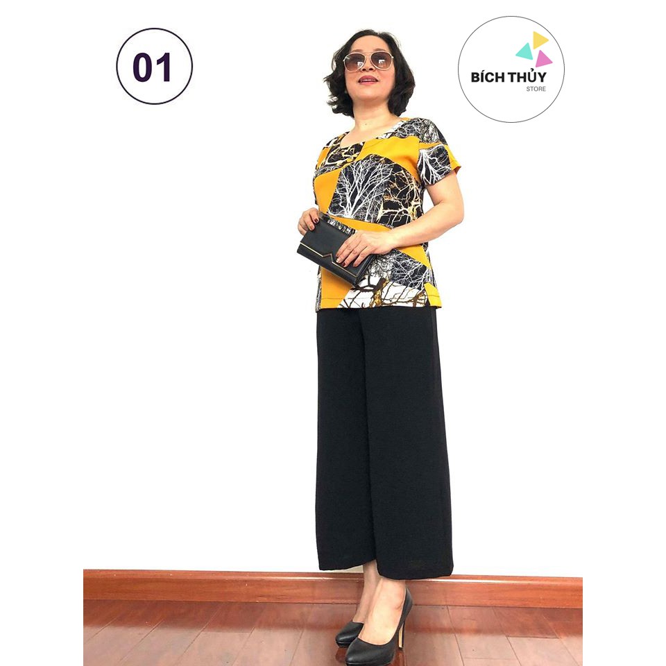 [Mã WA722 hoàn 15% xu đơn 99k] Thời trang trung niên lụa Hàn Châu - Thời trang 2020 - Bích Thủy shop | BigBuy360 - bigbuy360.vn