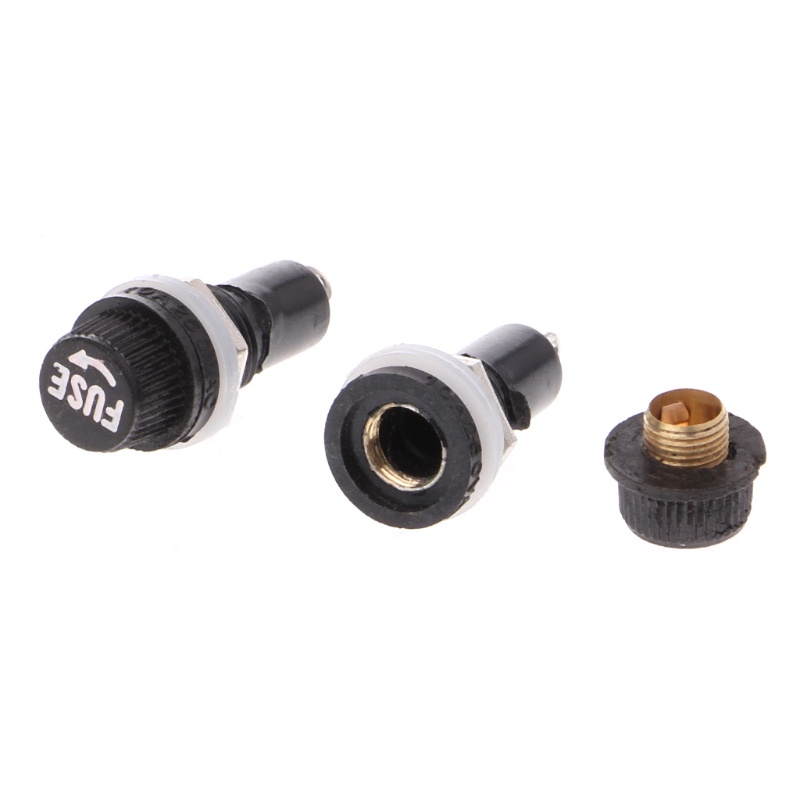 Set 5 Giá Đỡ Cầu Chì Thủy Tinh 5x20mm 10A 250V Chuyên Dụng