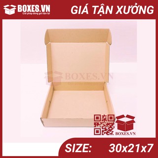 30x21x7 Combo 50 hộp nắp cài đựng quần áo, phụ kiện