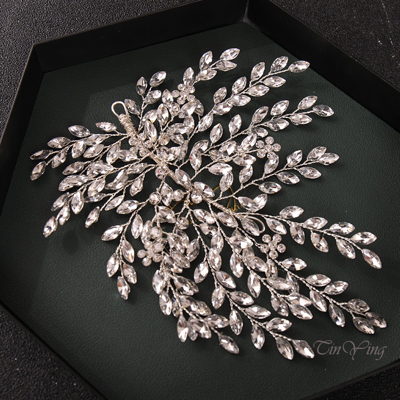 GETNOIVAS Băng Đô Cài Tóc Họa Tiết Lá Thời Trang Cho Nữ