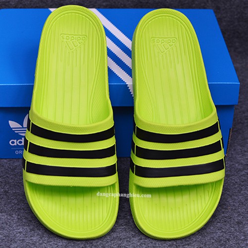 Dép Adidas Duramo chính hãng xanh lá đen