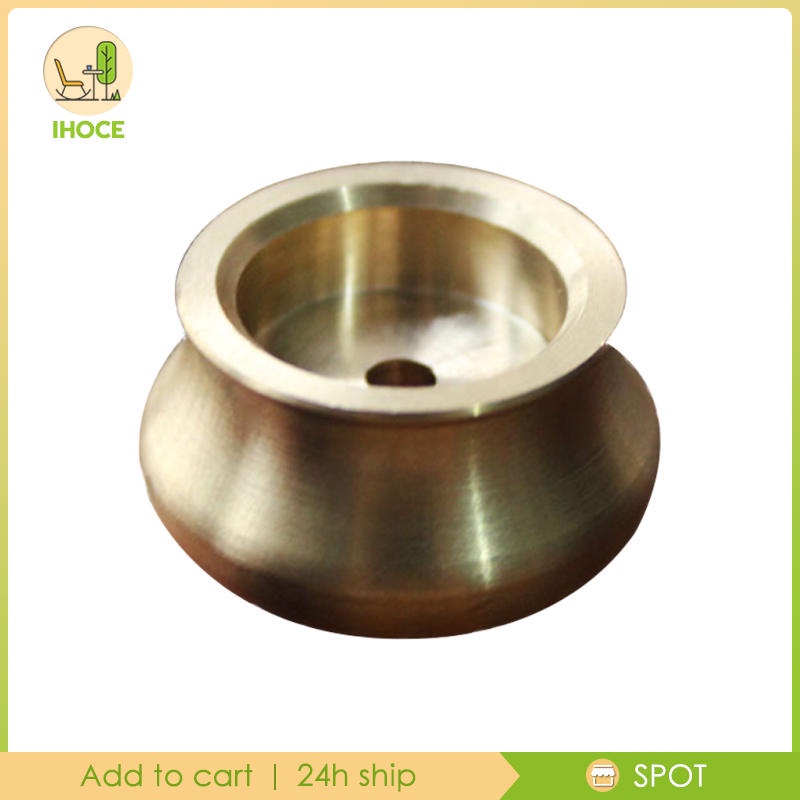 Giá đỡ đốt trầm hương hình tháp bằng đồng thau cứng nhỏ