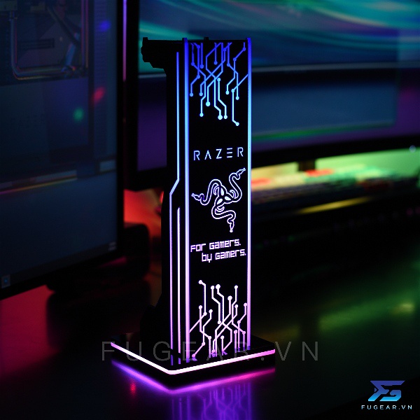 GIÁ TREO TAI NGHE LED RGB PRO CUSTOM AORUS, LOGITECH, CORSAIR, RAZER, MSI, ROG
