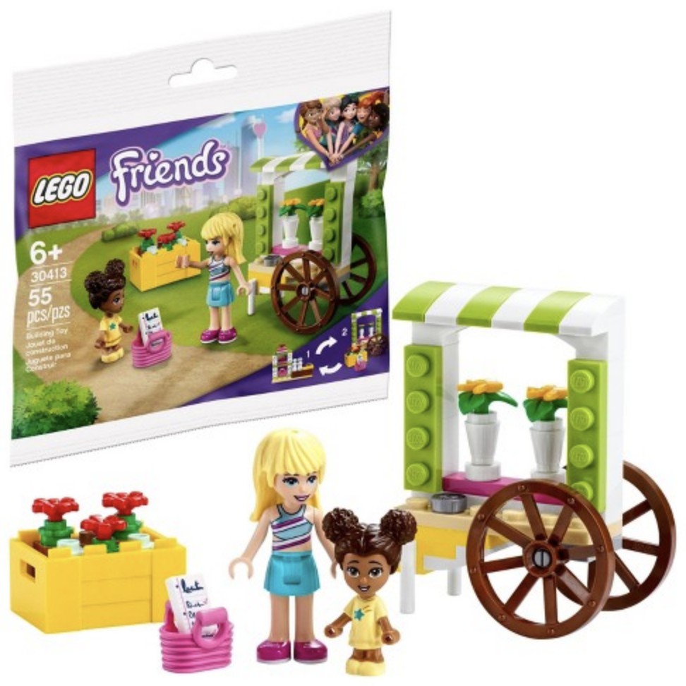 Lego HaHa - Lego Friends - Polybag - Xe hoa dễ thương - 30413